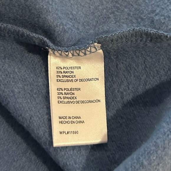 Weatherproof  Men’s 1/4 Zip Pullover Color Blue Size M - Picture 4 of 6